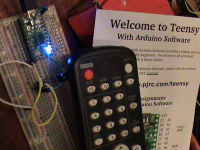 Teensy IR PC Remote Keyboard & Mouse / Youtube playlist player