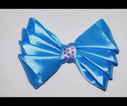 Do It Yourself Crafts - How to Make Simple Easy Bow/ Ribbon Hair Bow Tutorial / DIY Beauty and Easy