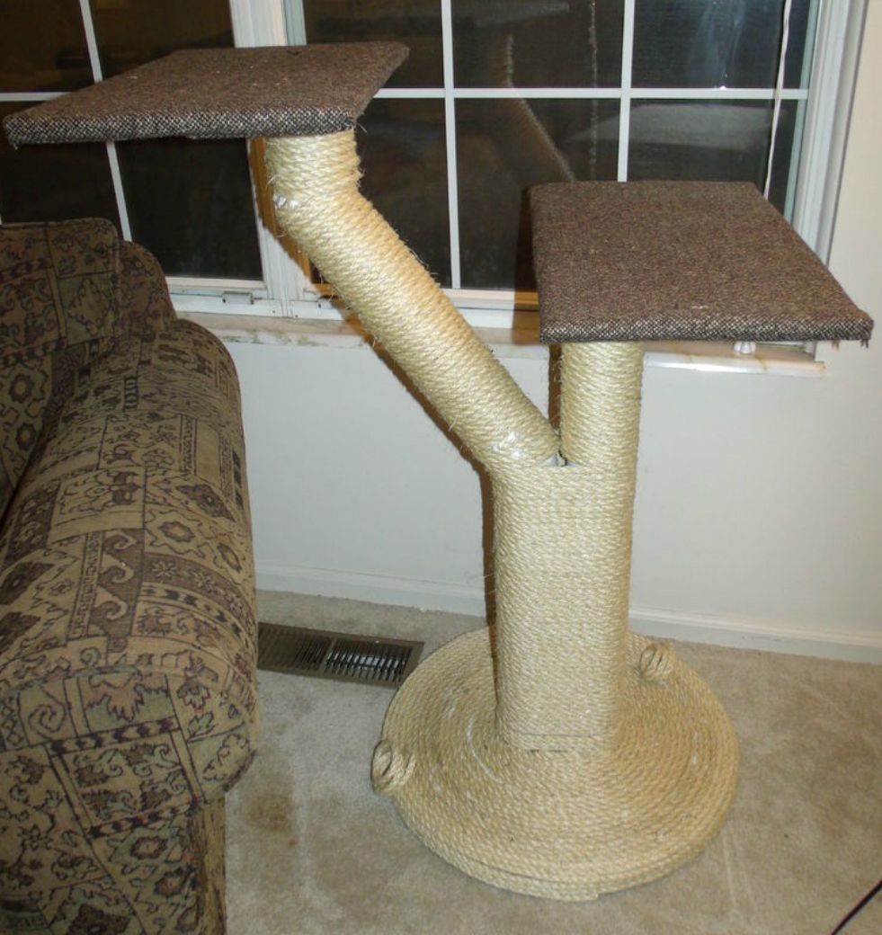 Two Platform Sisal Rope Cat Tree 12 Steps (with Pictures) Instructables