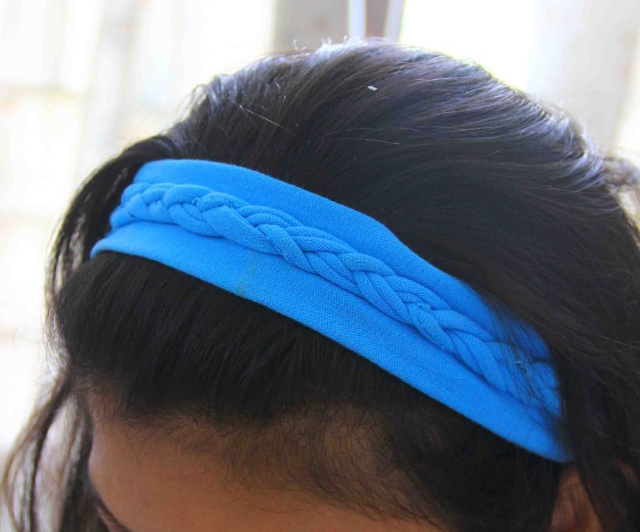 Make a Cute Round Hairband With a T-Shirt