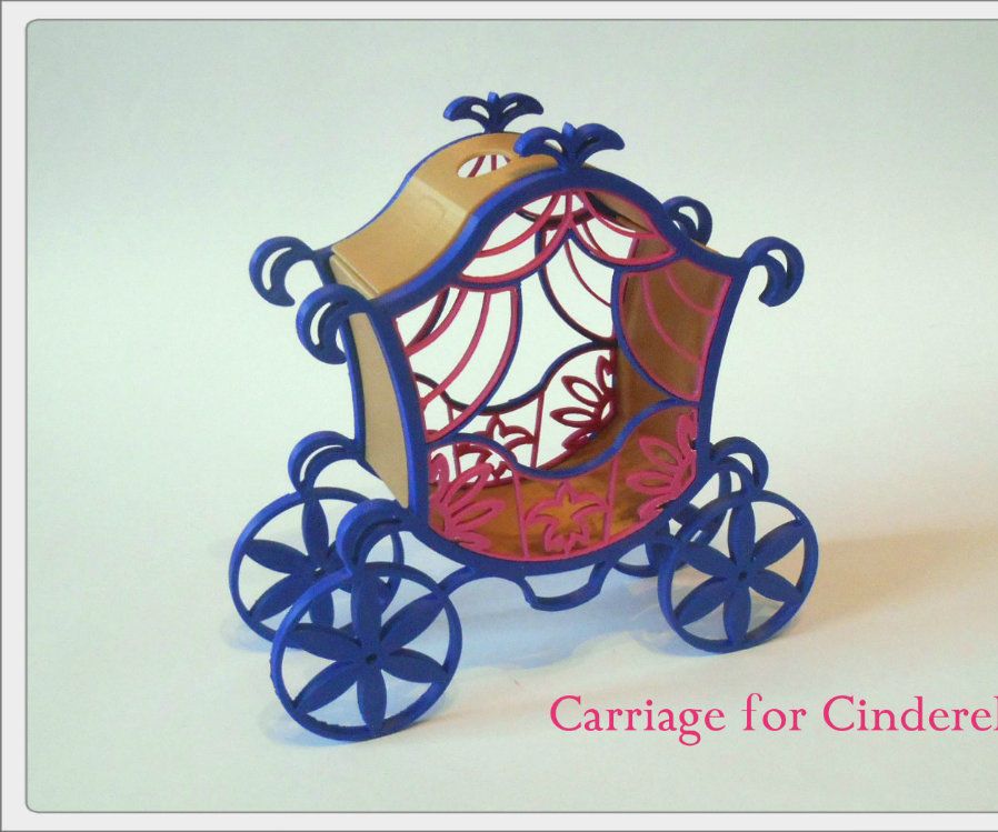 3D Printed the Carriage for Cinderella.