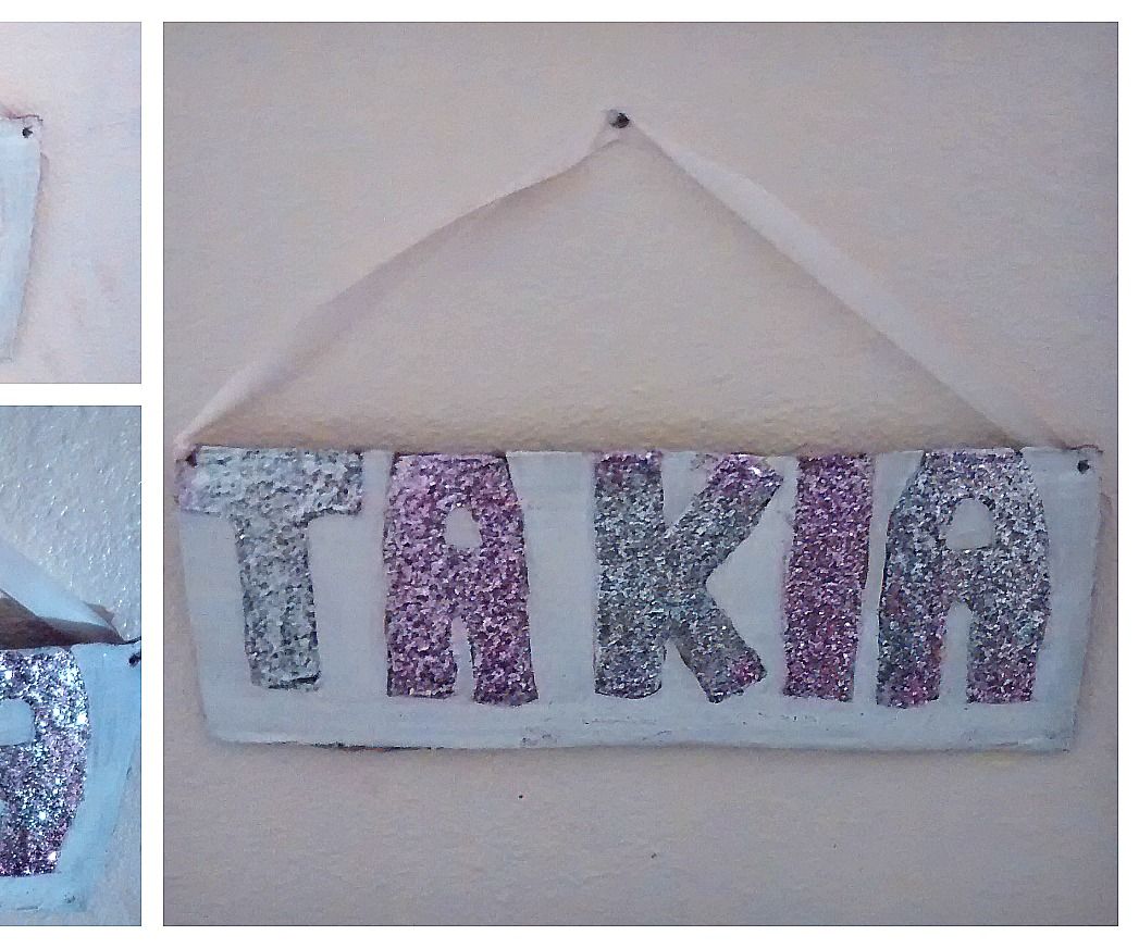  Glitter Monogram Wall Decor 