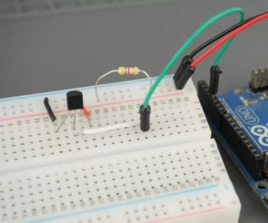 Digital Temperature Sensor DS18B20 With Arduino