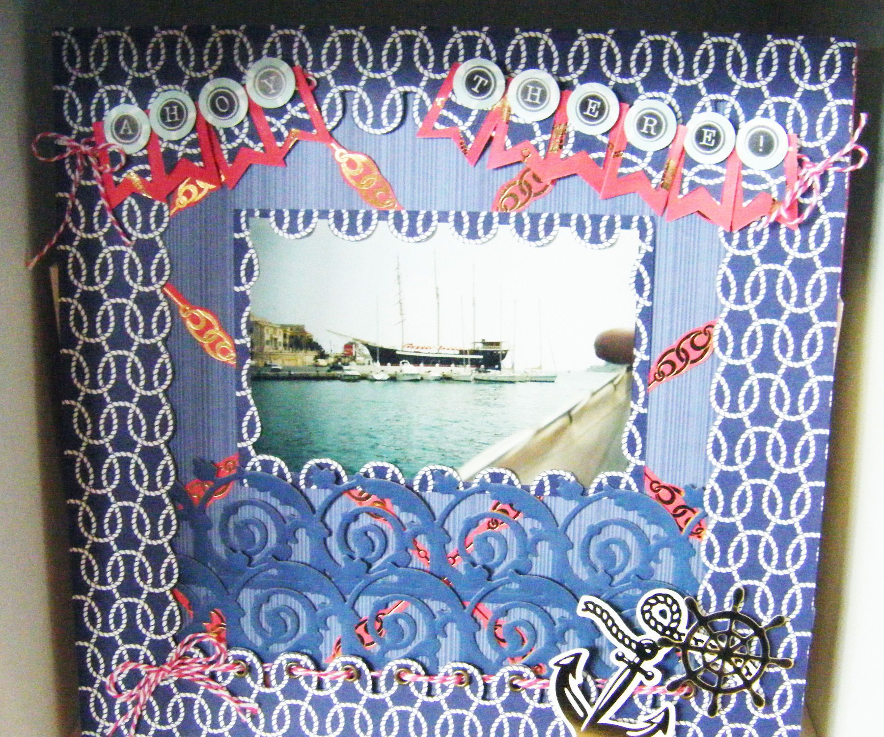 How to Make a Seafarer Scrapbooking Page