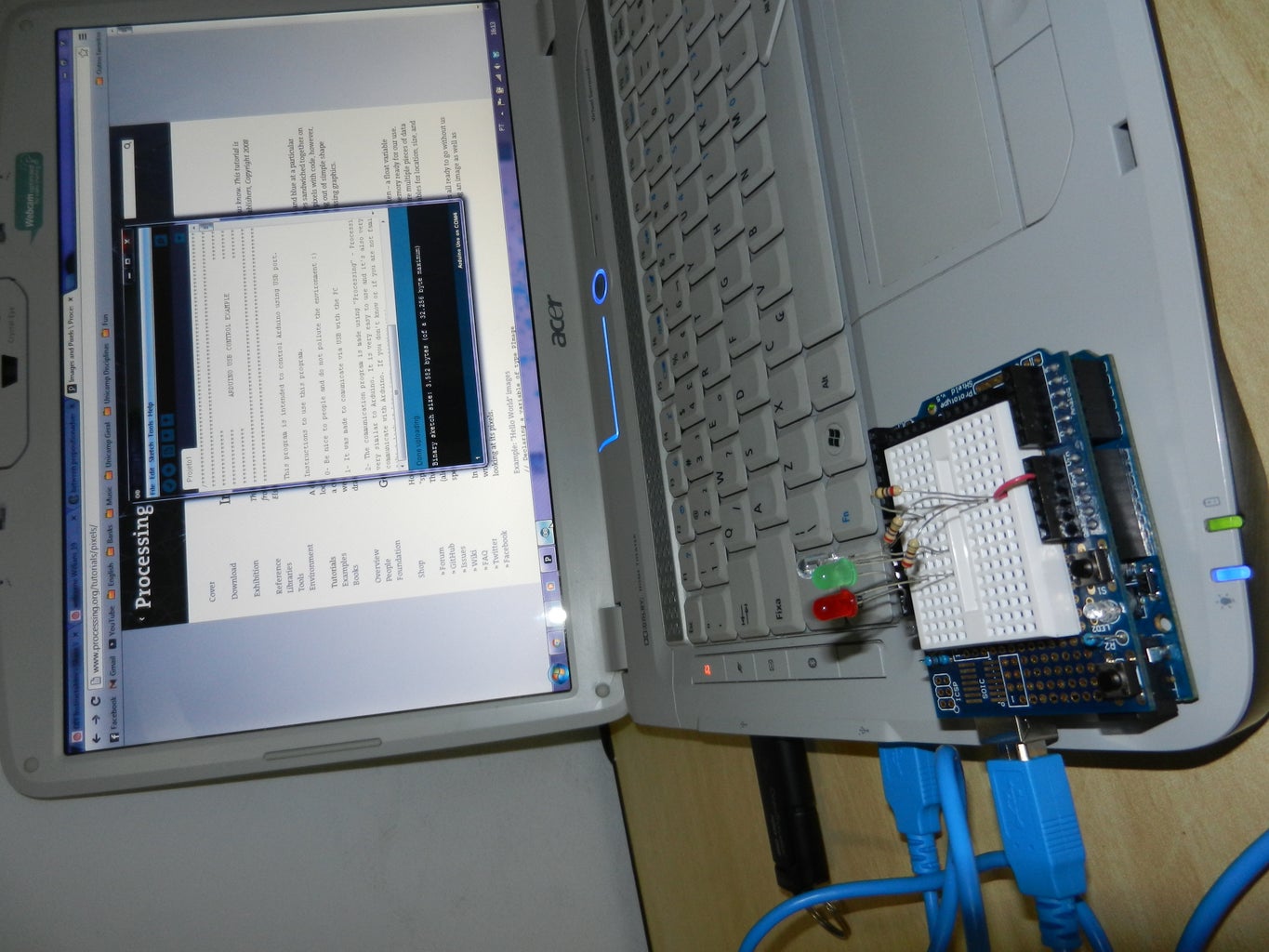 Arduino USB Communication - Processing Program - Instructables