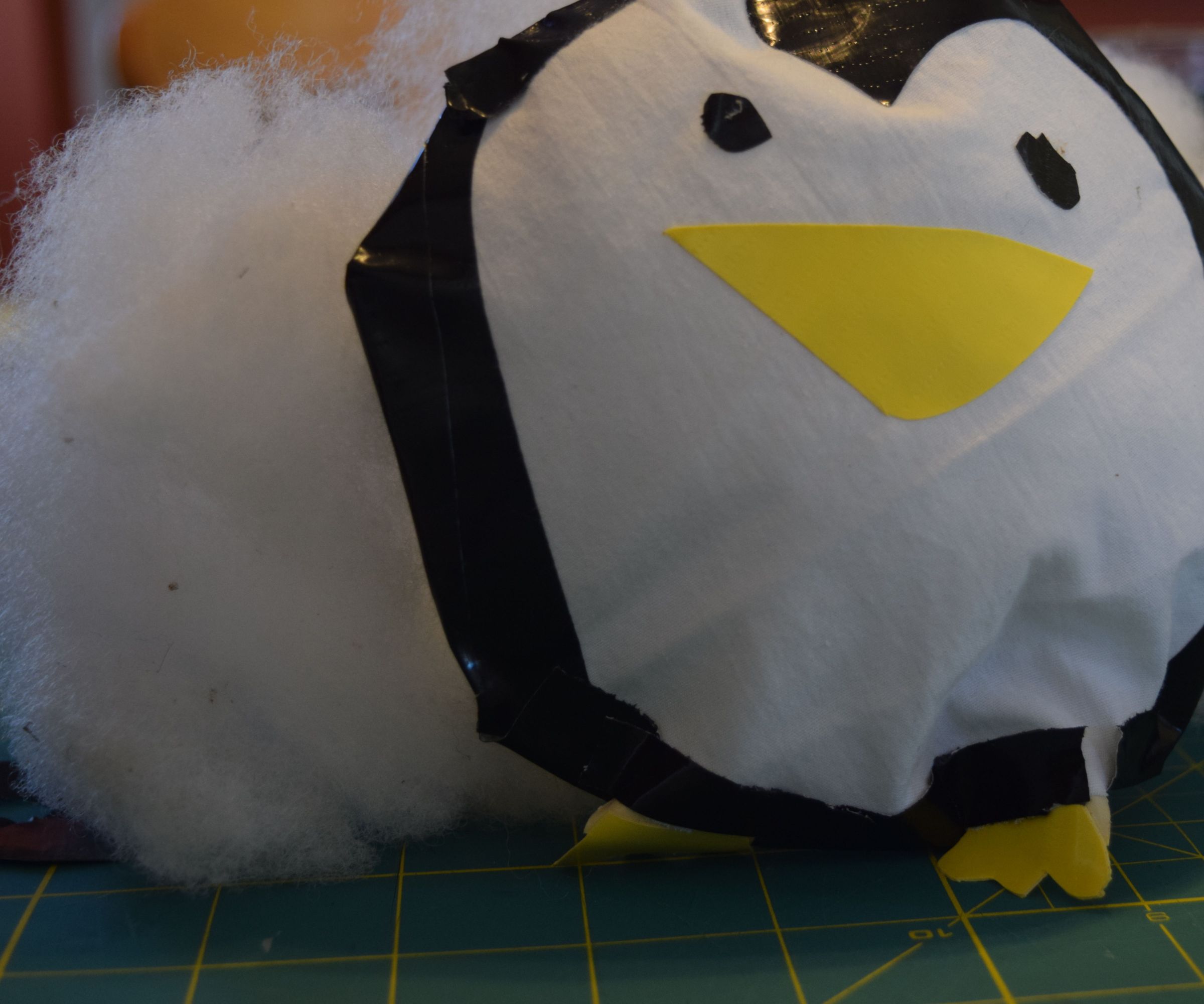 Easy Duck Tape Penguin