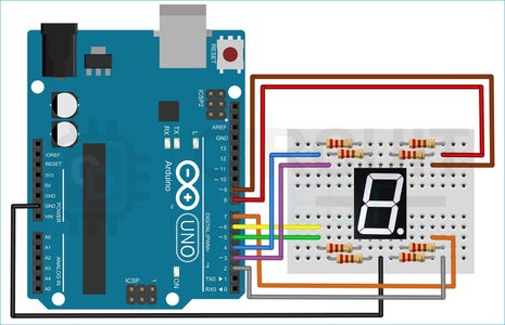 A Guide for Interfacing Seven Segment Displays With Arduino : 4 Steps ...