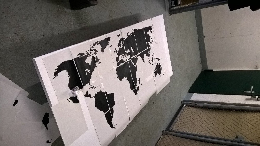Transfering the The Template to the Plate