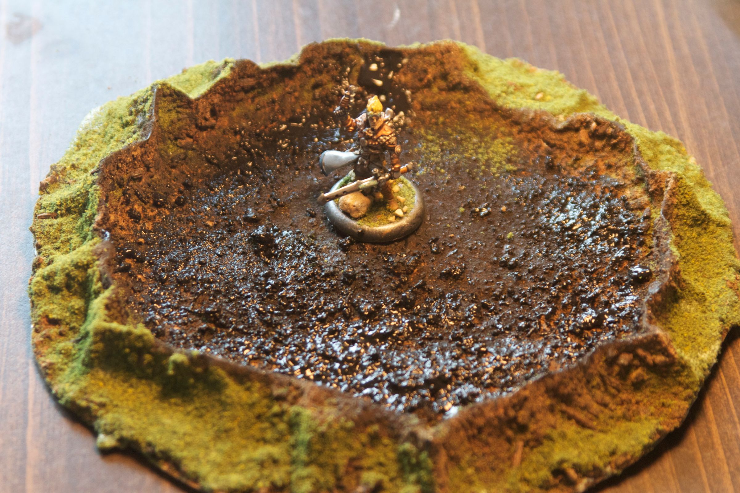 Warhammer 40k – Crateri Moonscape Rari – Terreno OOP, Assembliati E Dipinti