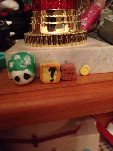Super Mario Props With Clay