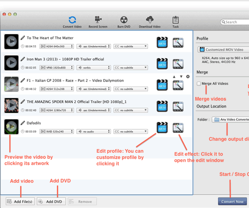 Join Video Files Into One on Mac
