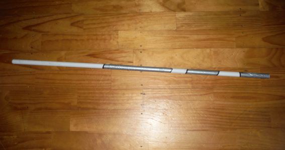 Cutting the PVC Pipe