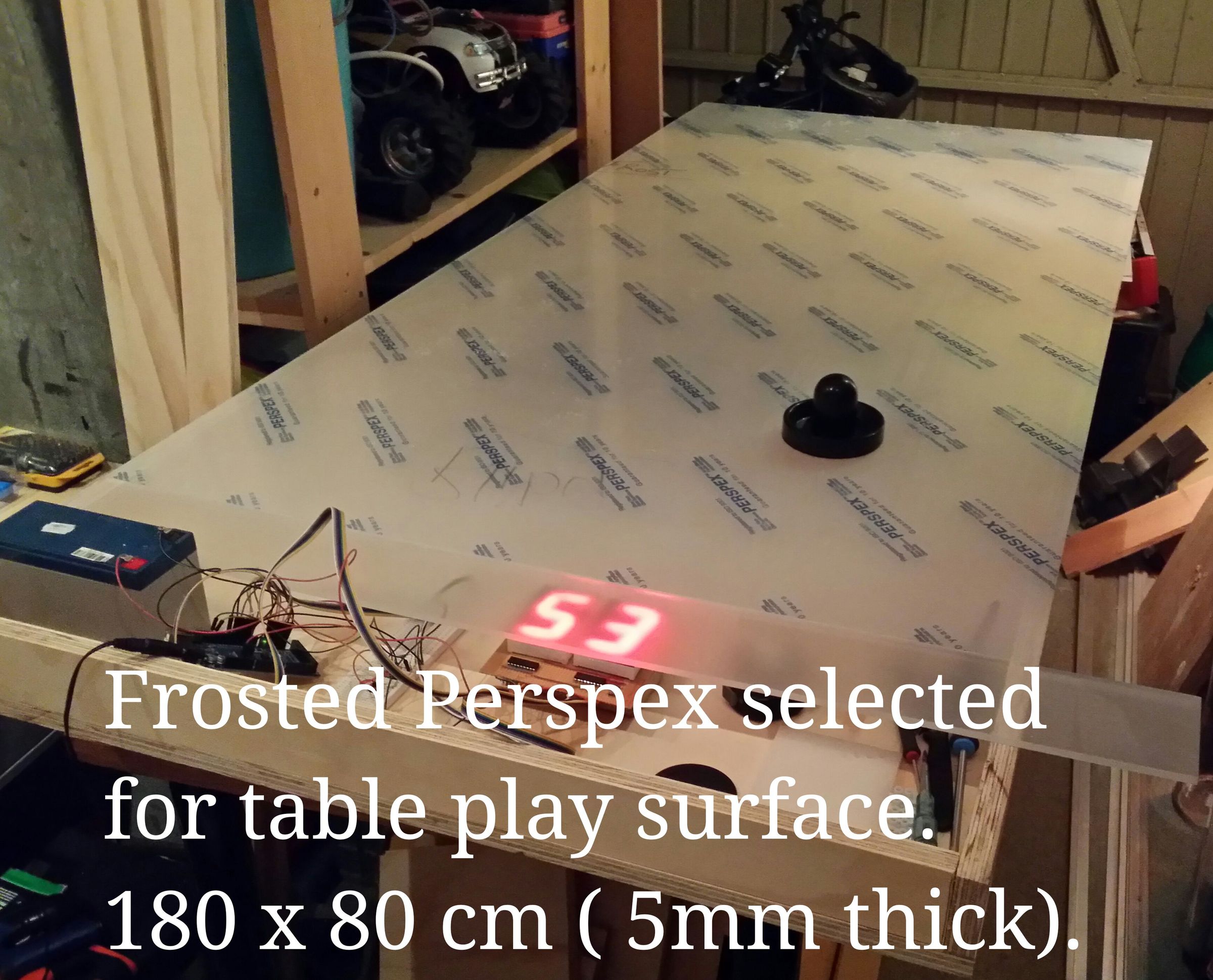 Dazzlers Air Hockey Build. 8 Steps Instructables