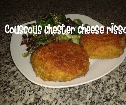 Couscous Chester Cheese Rissole Recipe