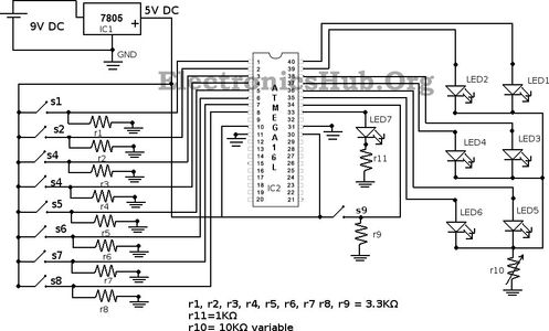 Boolean Algebra Calculator Circuit