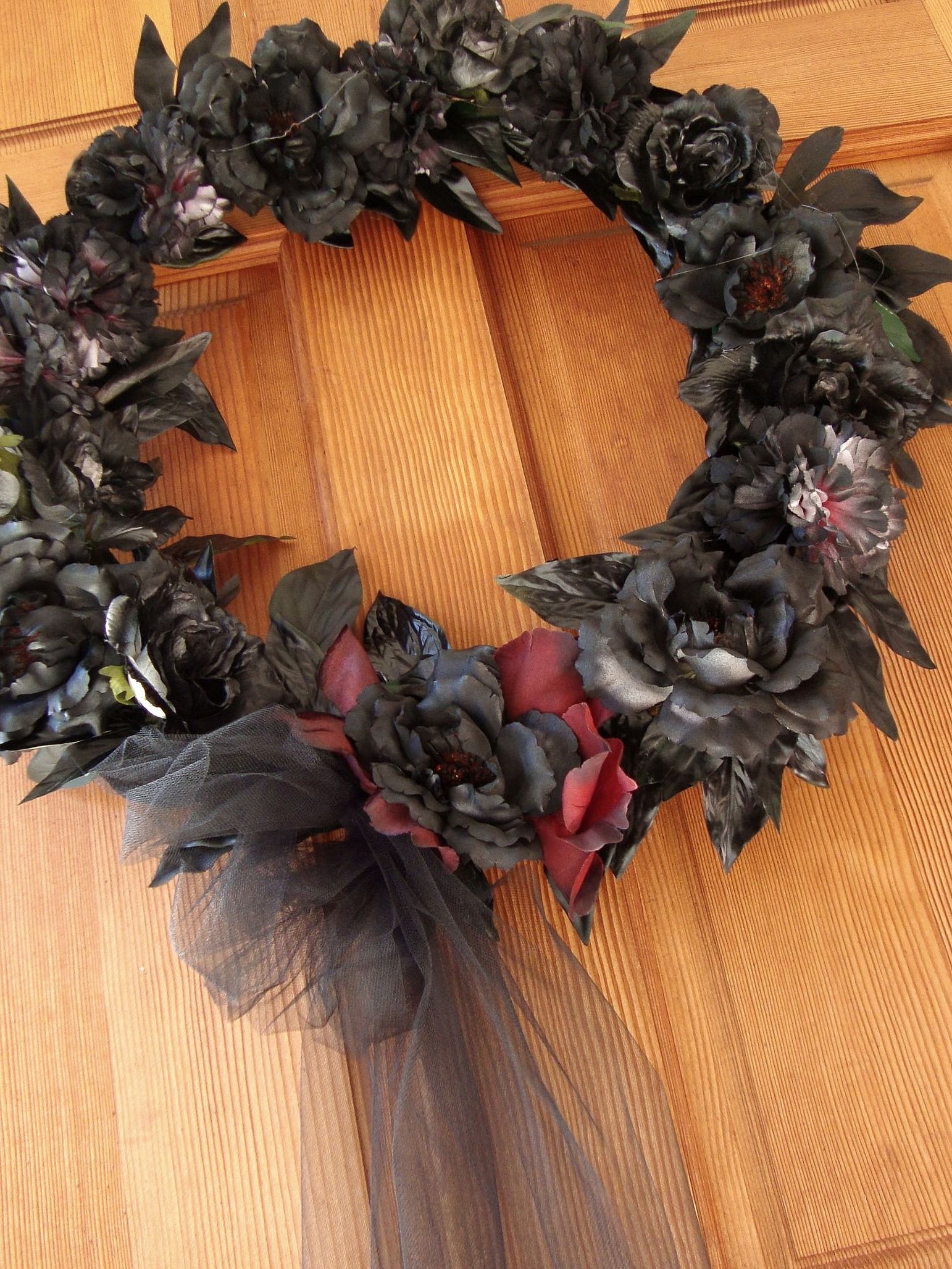 Halloween Funeral Wreath