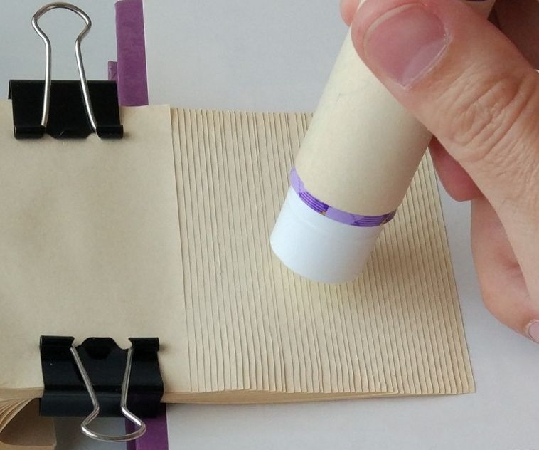Glue Book Binding Method (Stairs)