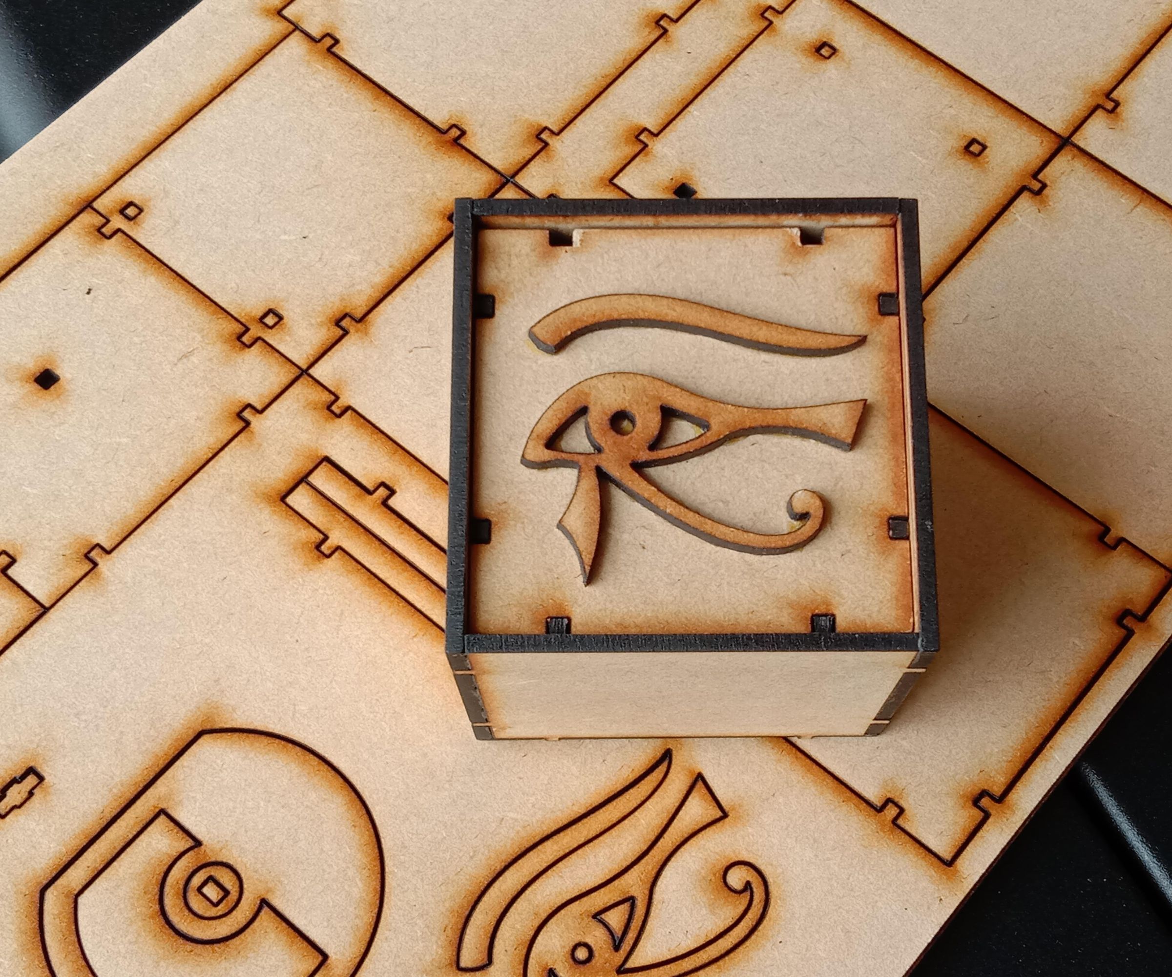 赫魯斯之眼自動上鎖藏寶盒(Eye of Herus Self-locking Treasure Chest)