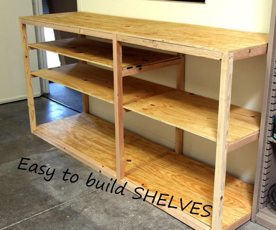 Build an Easy Storage Shelf System Using Pocket Holes. Shop Fixture