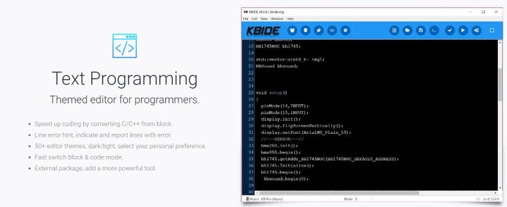 KB-IDE : Block Program for ESP32 Board