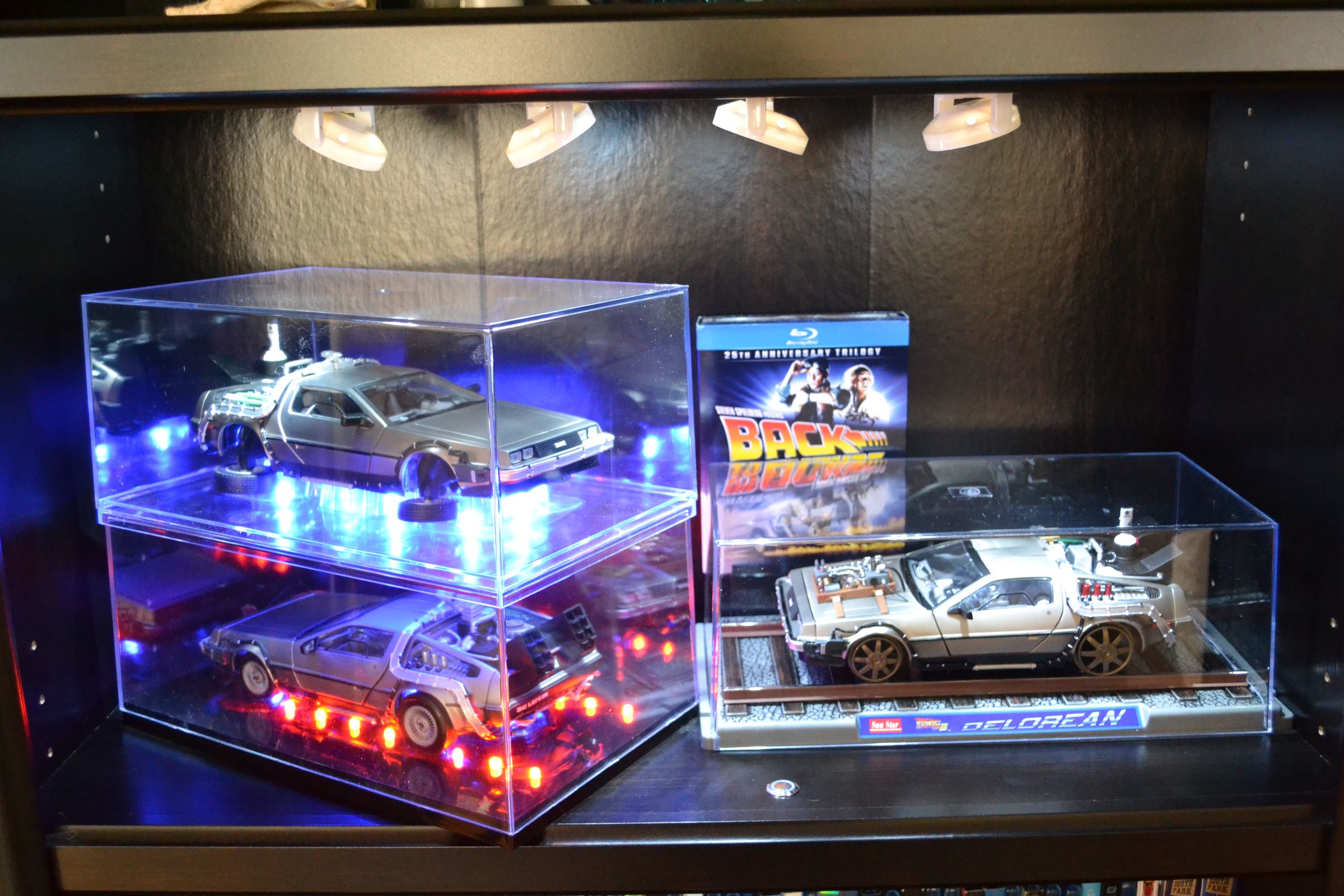 Back to the Future Model DeLorean Interactive Display