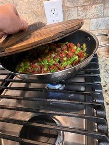 Smothered Okra Entree With Spicy Cucumber Side
