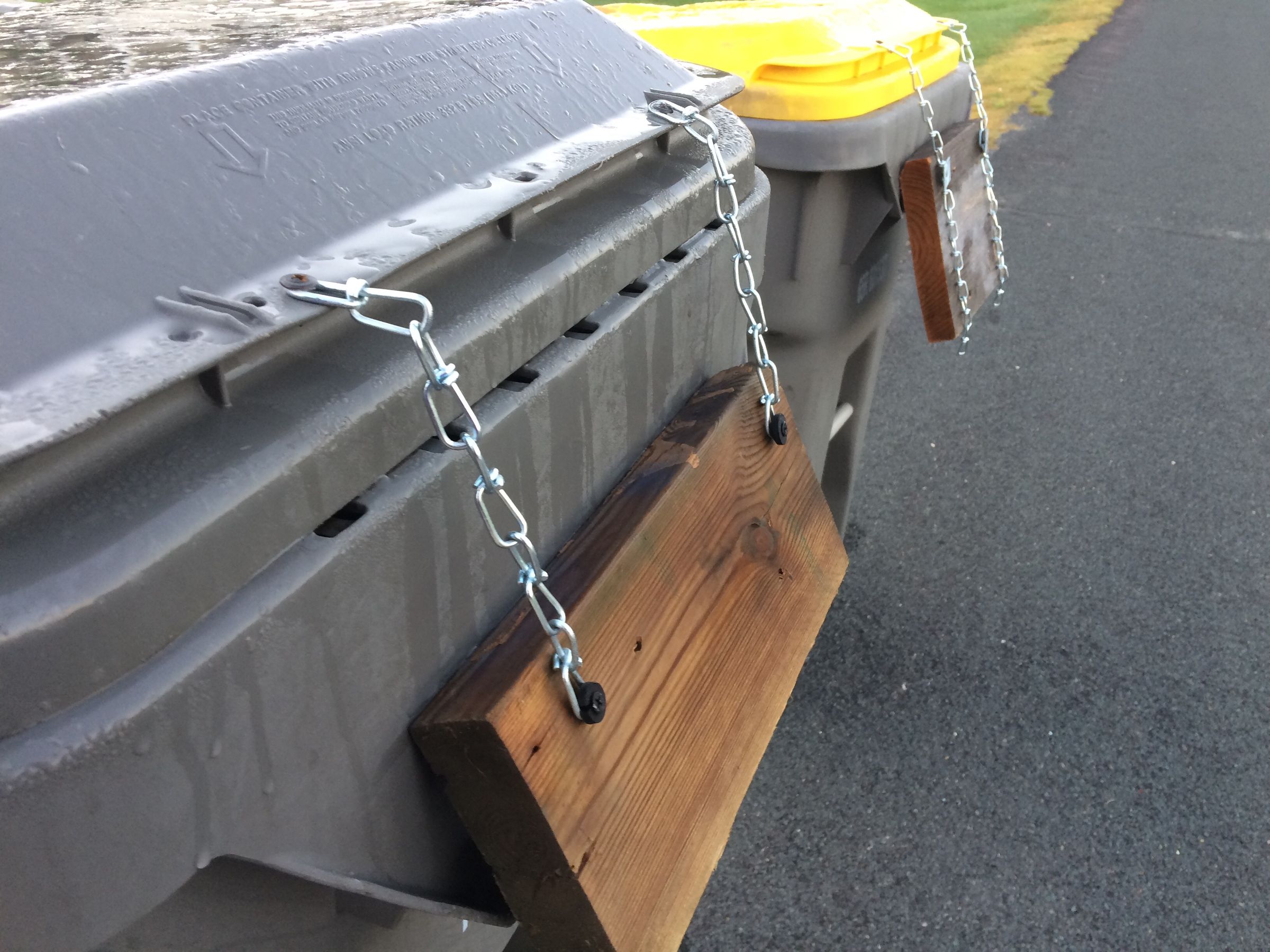 Wind Proof Your Trash Can