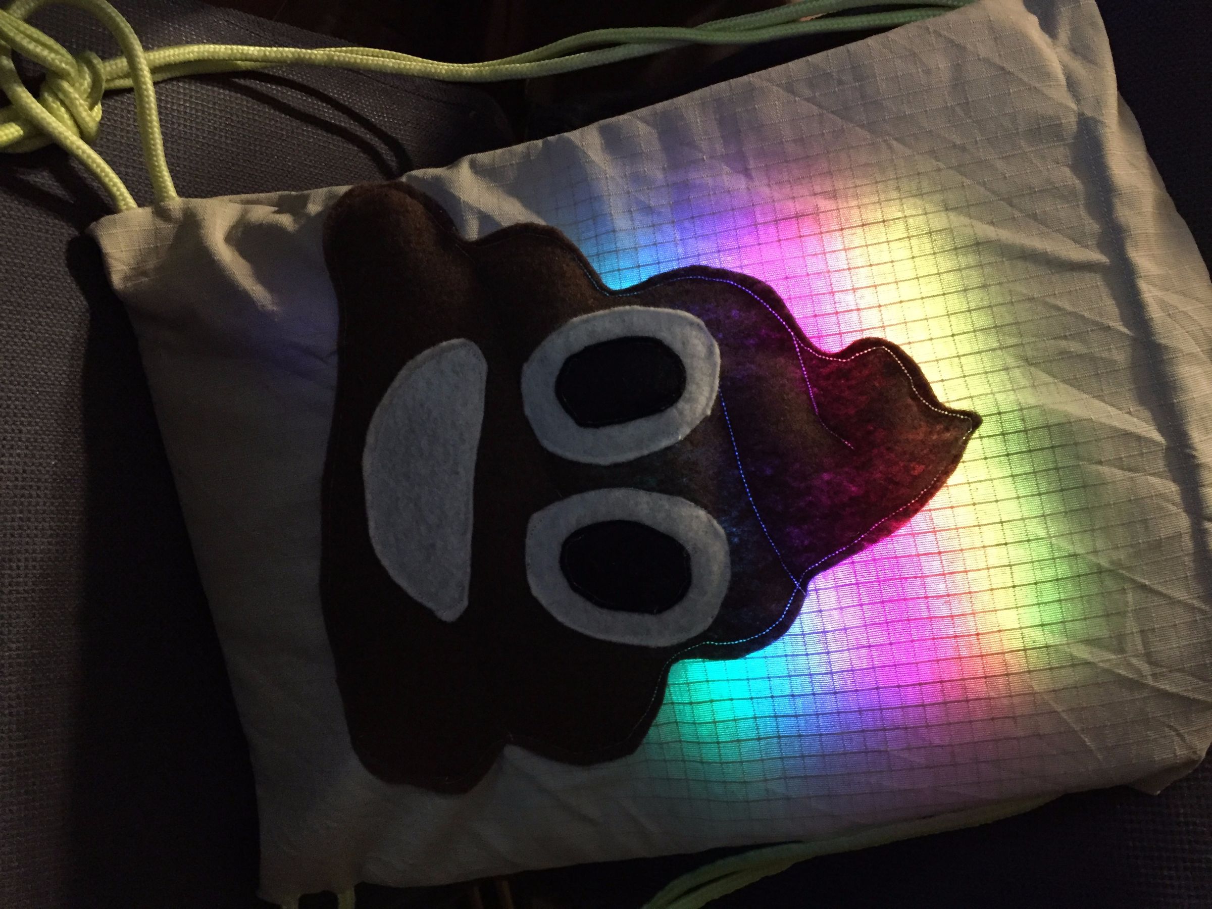 Neopixel Flaming Poop Emoji Bag Instructables