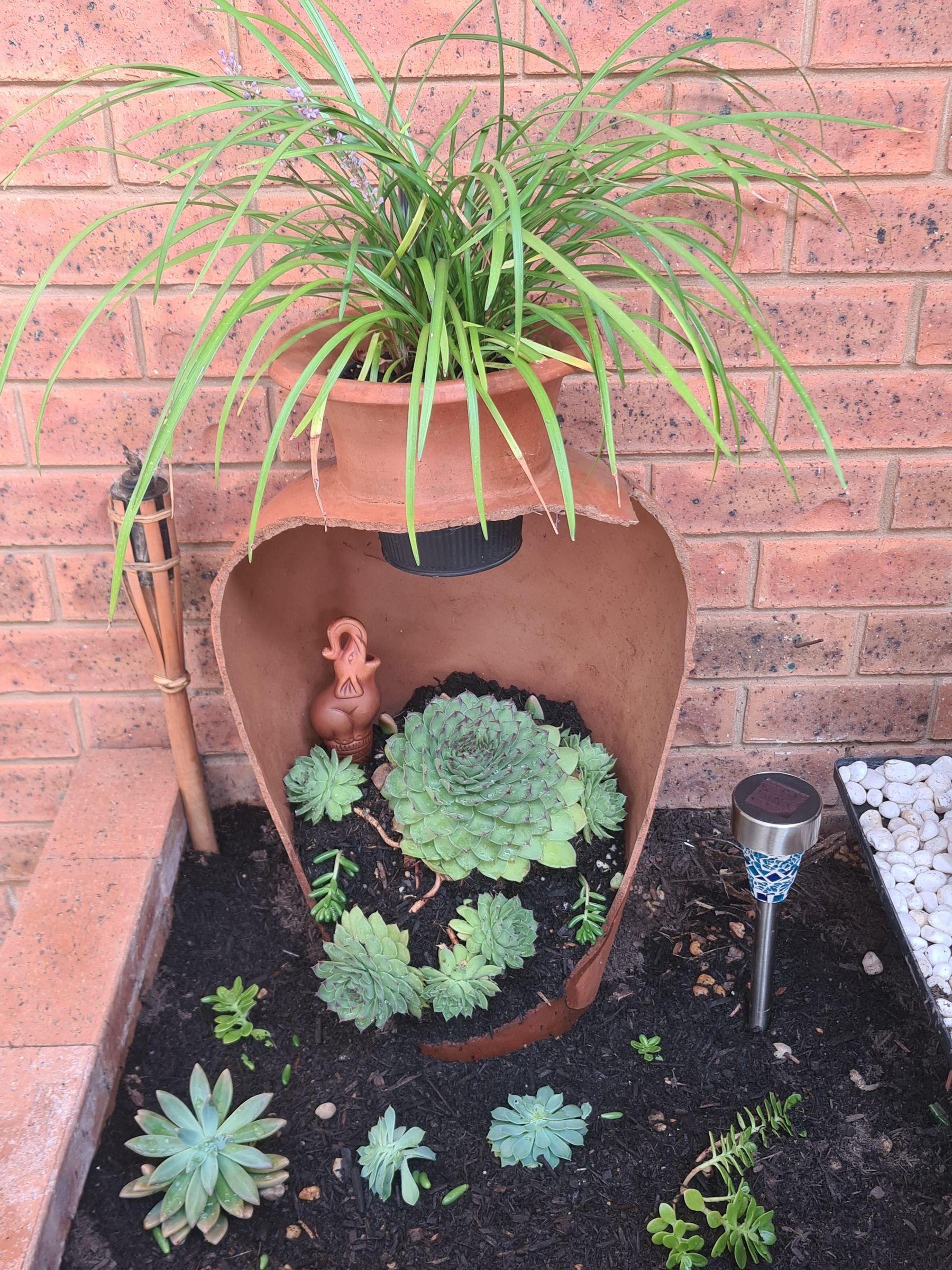 Broken Terracotta Pot Planter 7 Steps Instructables