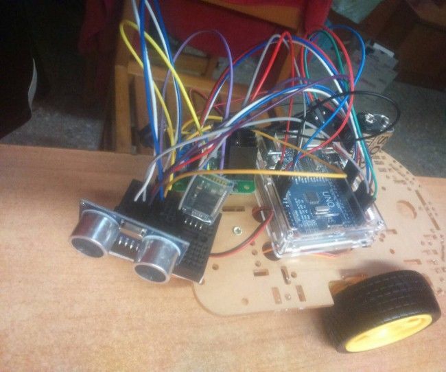 Arduino Ultrasonic Mobile Sonar