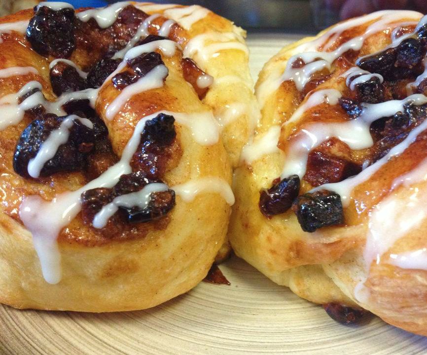 Cinnamon and Cranberry Buns