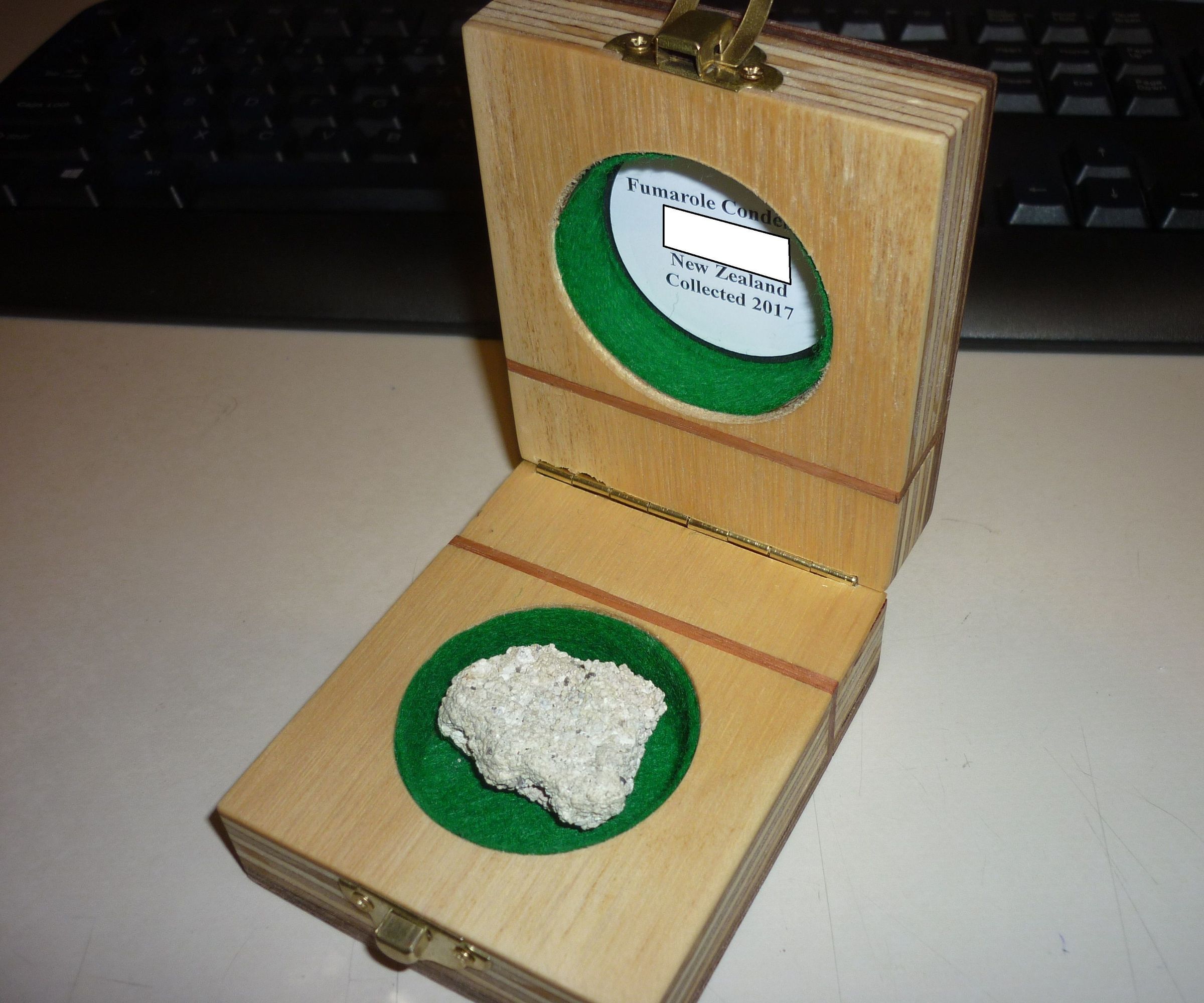 Geological Sample in Presentation Case