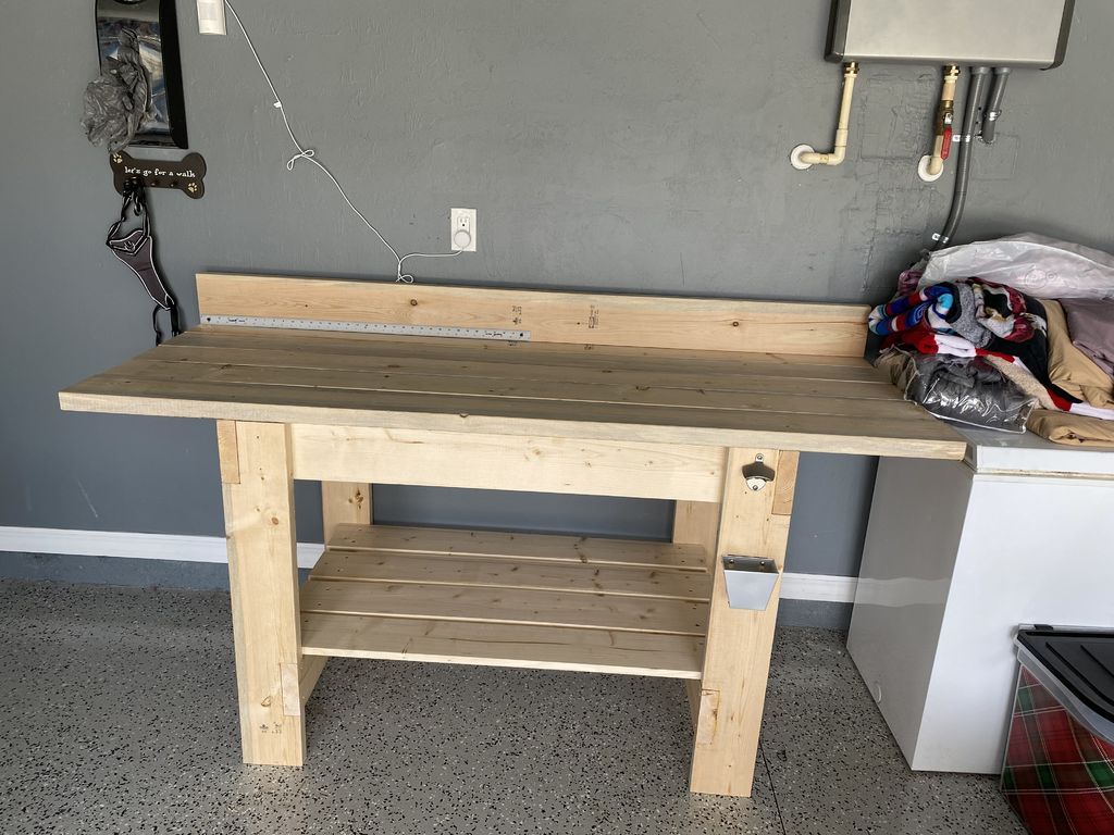 Heavy Duty Workbench 9 Steps With Pictures Instructables