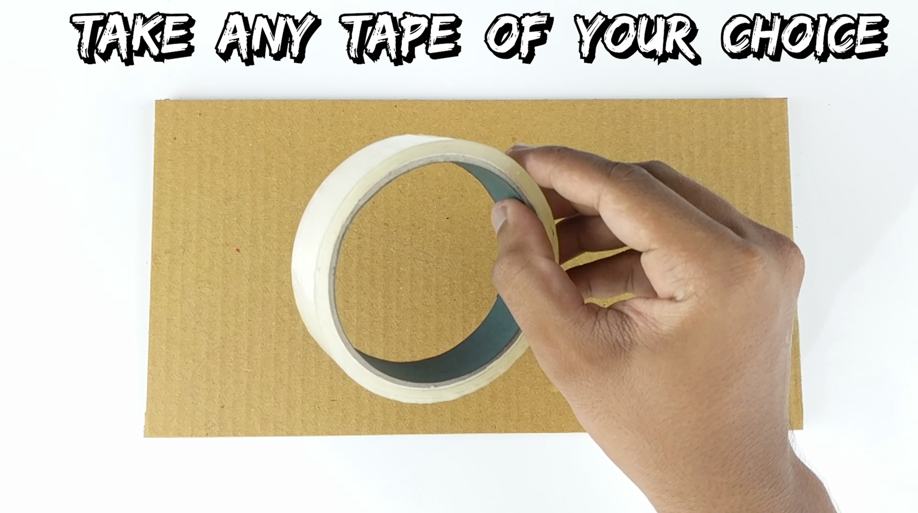 How to make tape hot sale cutter