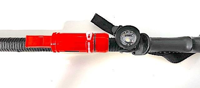 ATTACH THE STROBE LIGHT AND SURVIVAL CAPSULE