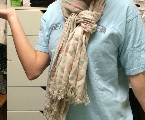 The Pretzel Scarf Knot