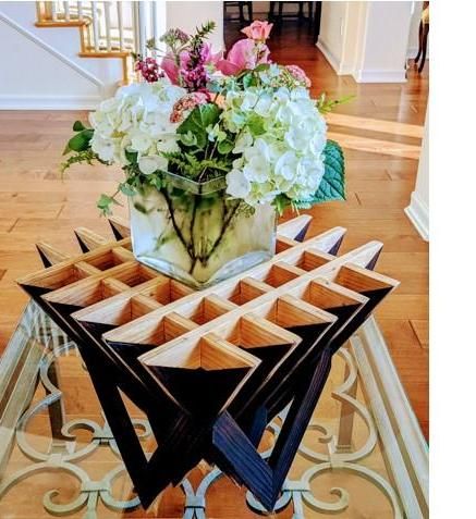 Waffle Table Made From a Single 2x4