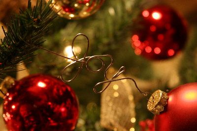 Wire Word Ornament Hooks