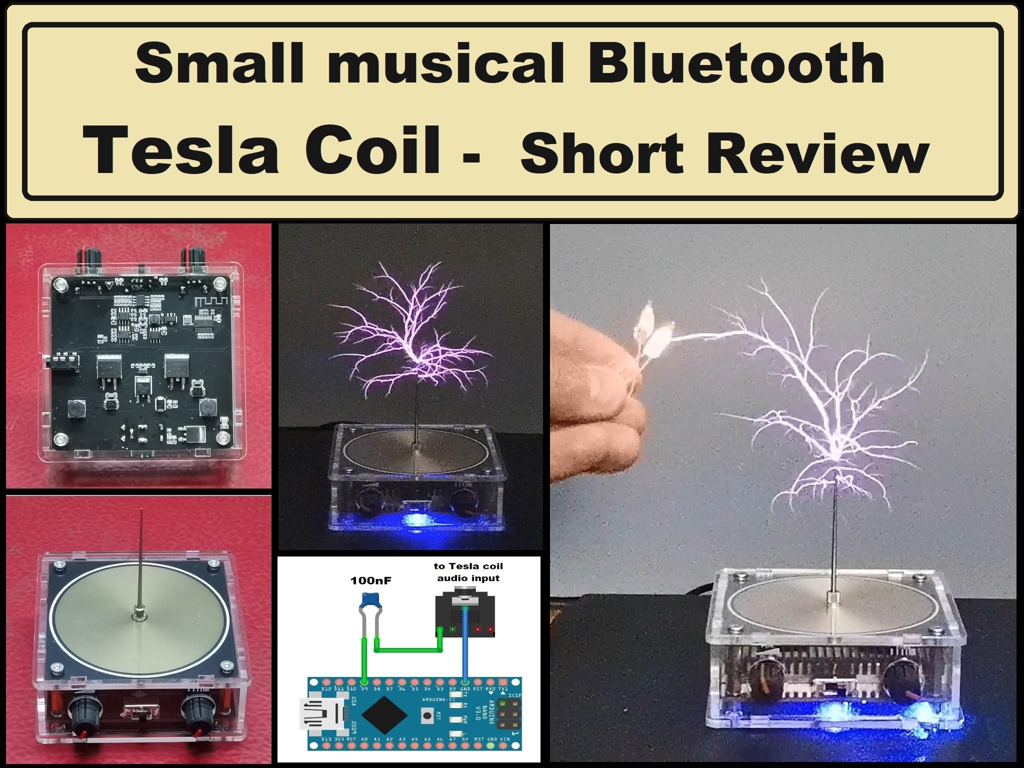 Short Review of Small Music Tesla Coil With Bluetooth : 4 Steps ...