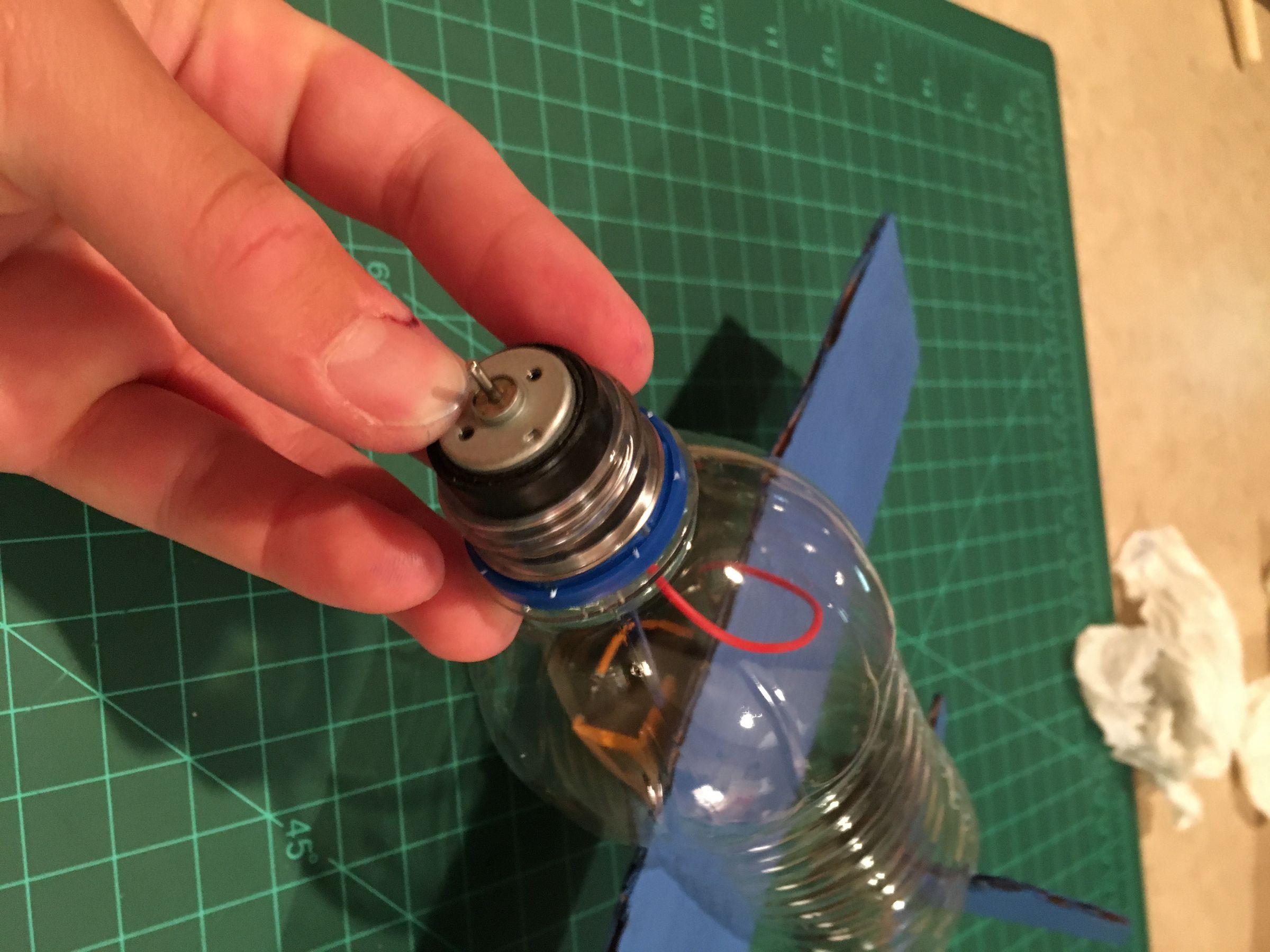 Plastic Bottle DC Motor Airplane : 13 Steps - Instructables