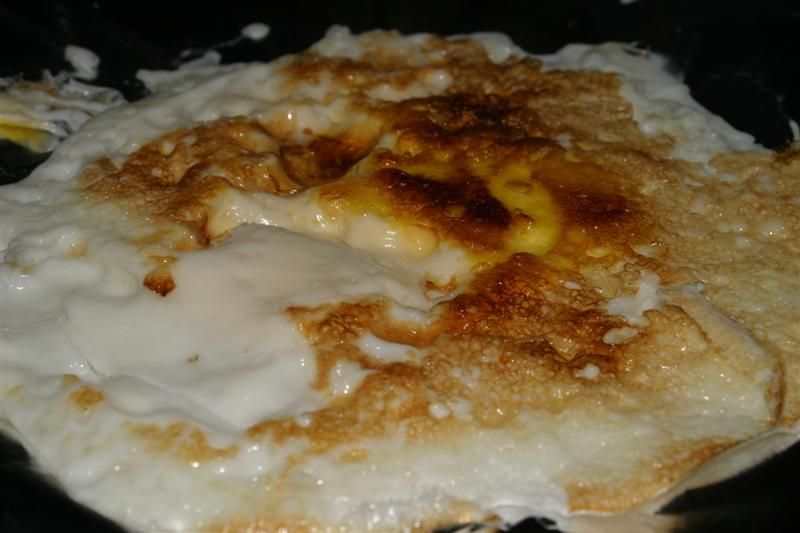 Fried Eggs With No Pan