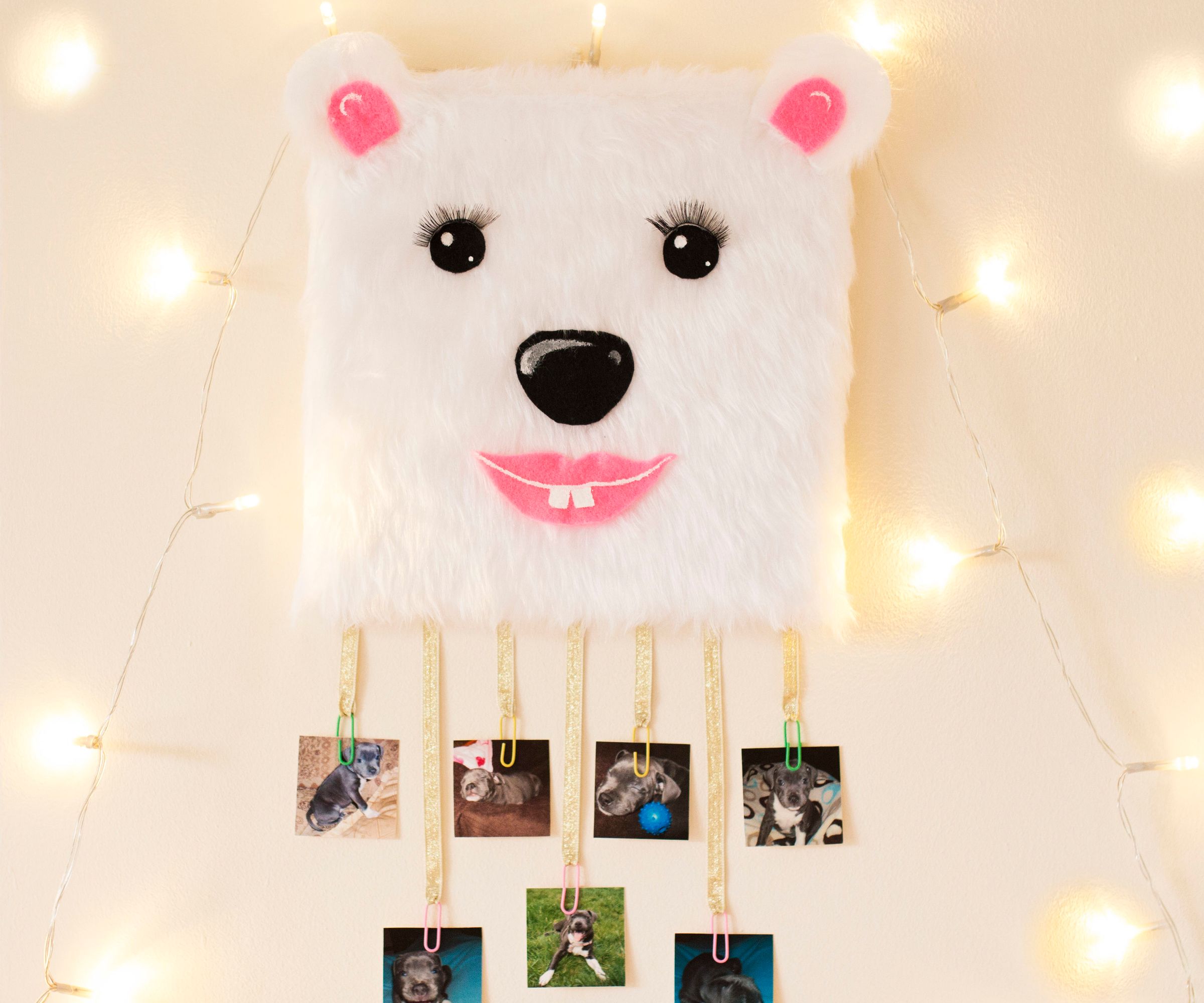 Polar Bear Picture Frame - Last Minute DIY Christmas Presents