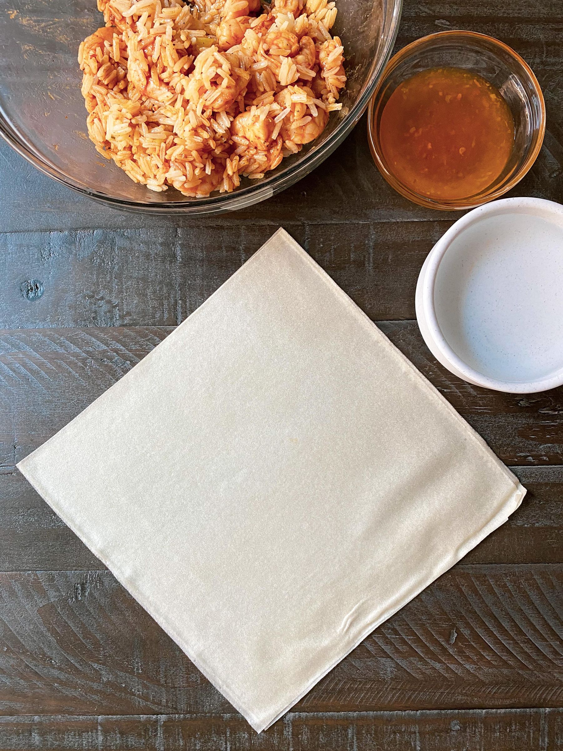 How to Roll Egg Rolls Jerk Shrimp Egg Rolls 4 Steps (with Pictures) 5 Steps (with Pictures