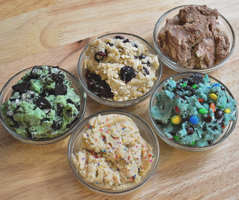 Edible Cookie Dough 5 Ways