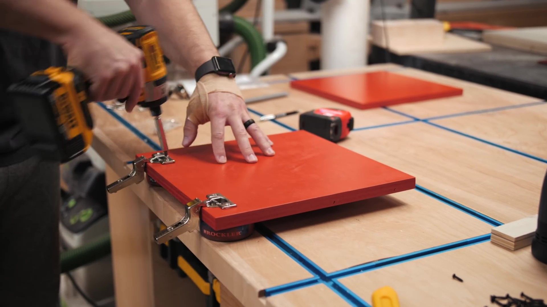 How to Build a DIY Plywood Media Console // Limited Tools Build 11