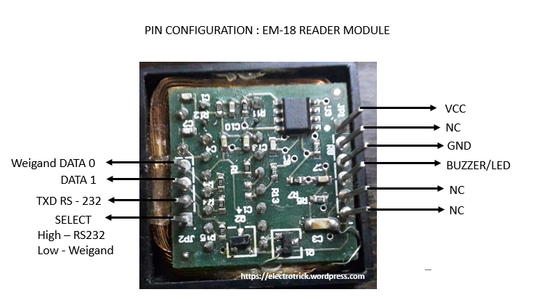 EM-18 RFID Reader Module Interfaced With Arduino Uno : 4 Steps ...