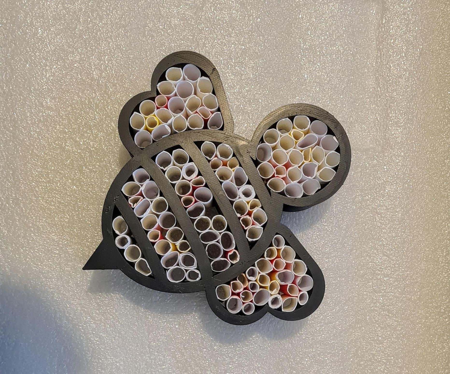 Recycled Materials Bee Hotel