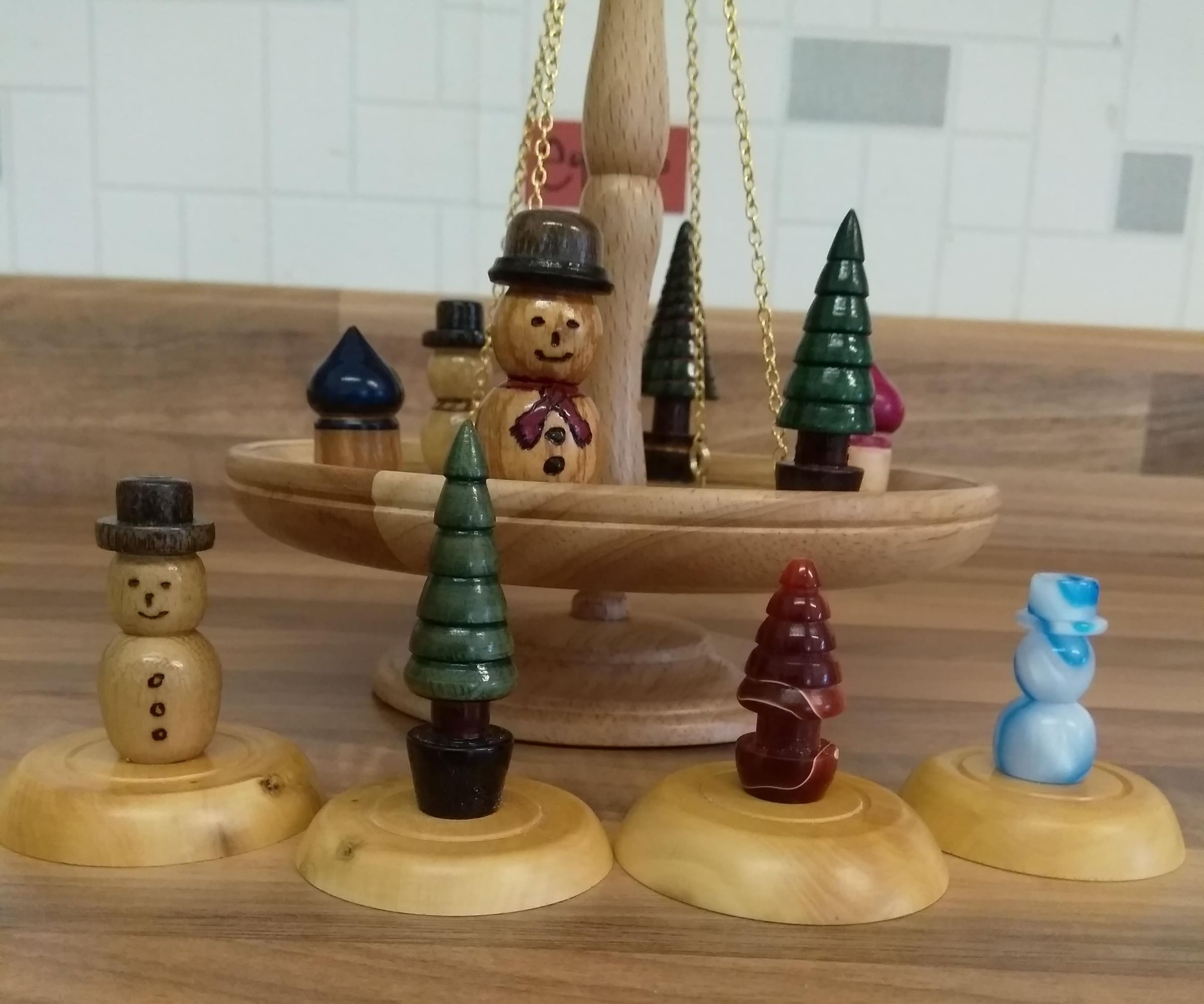 Colorful Christmas Carousel