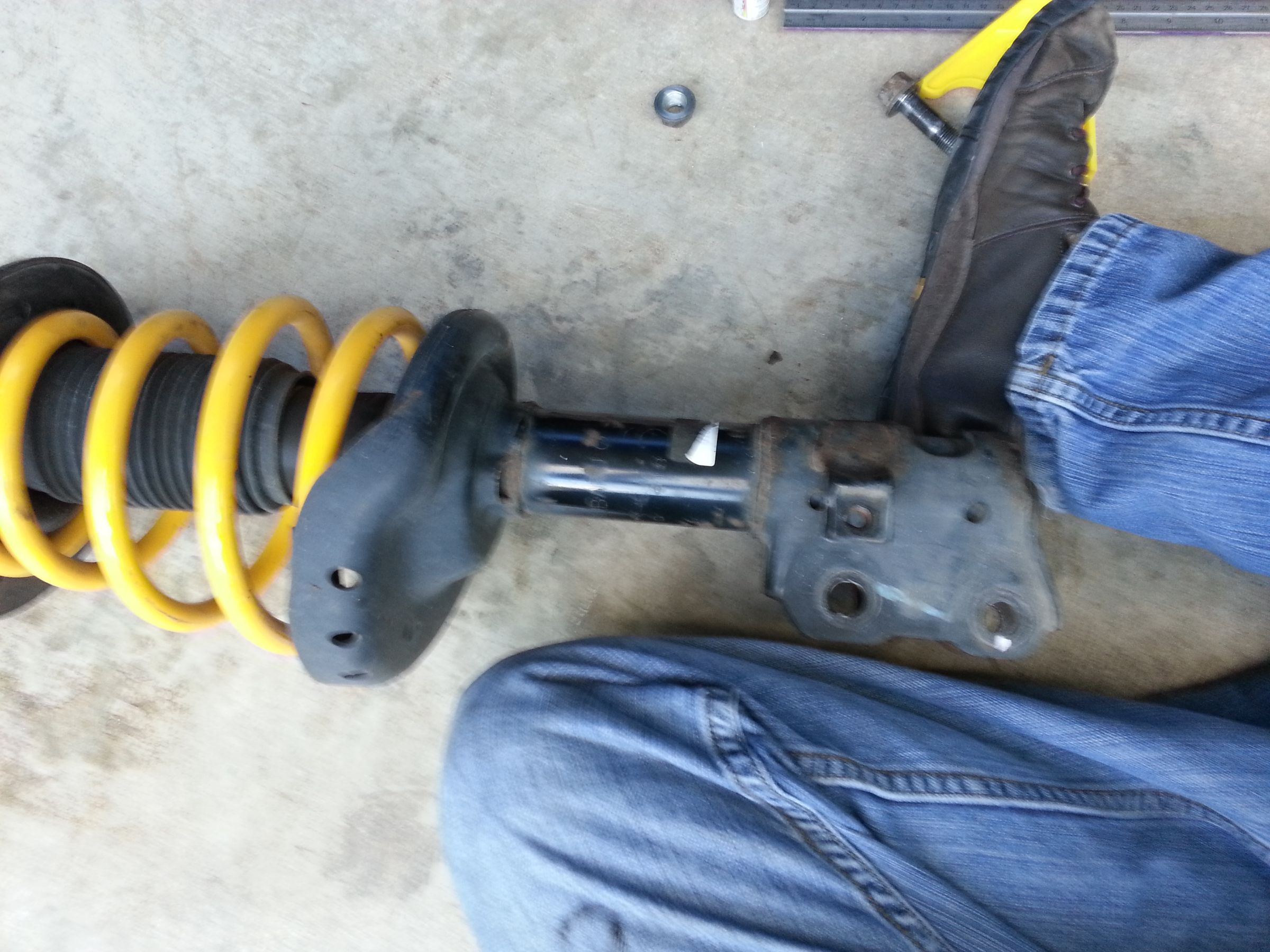 Slotting MacPherson Struts for Extra Camber 5 Steps Instructables