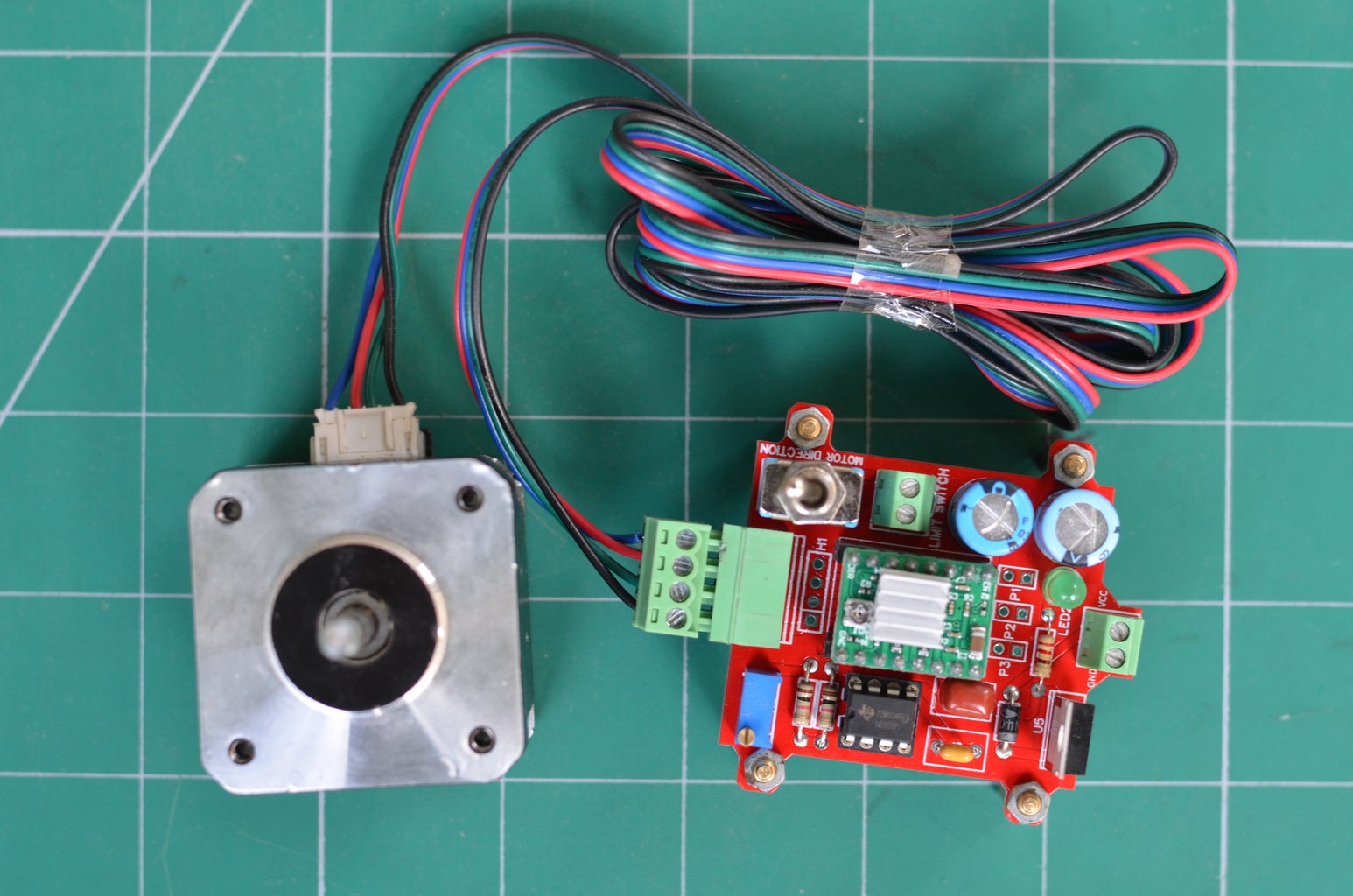 DIY Stepper Motor Controller 6 Steps with Pictures Circuit Diagram